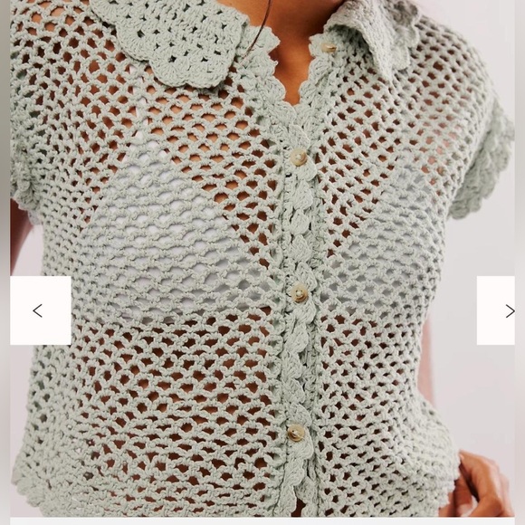 Free People Tops - Free people lily crochet top